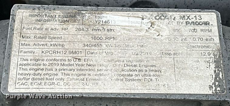 image for item ER4870 2020 Kenworth T680 semi truck