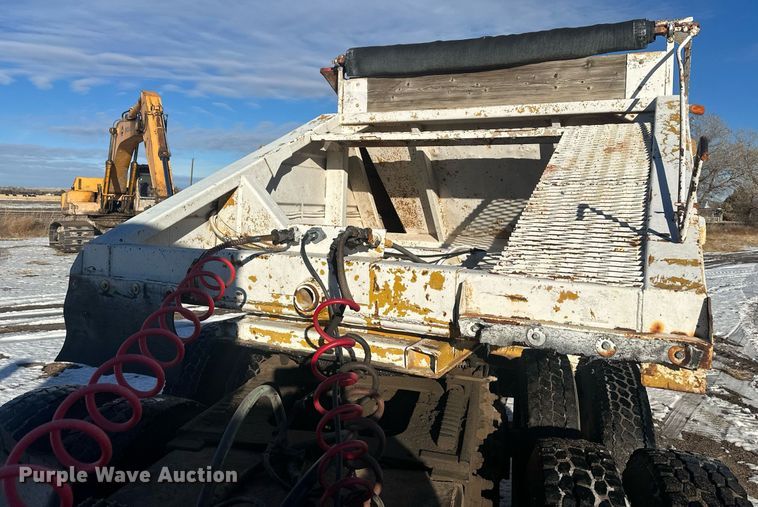 image for item ER5115 1971 Cook Bros bottom dump trailer