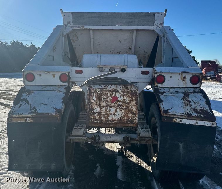 image for item ER5115 1971 Cook Bros bottom dump trailer