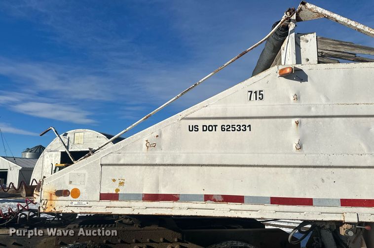 image for item ER5115 1971 Cook Bros bottom dump trailer