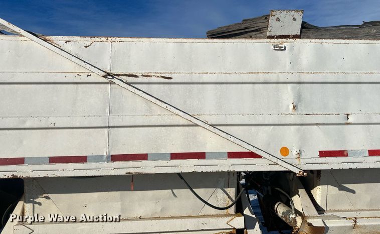 image for item ER5115 1971 Cook Bros bottom dump trailer