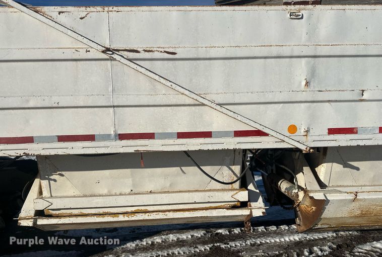 image for item ER5115 1971 Cook Bros bottom dump trailer