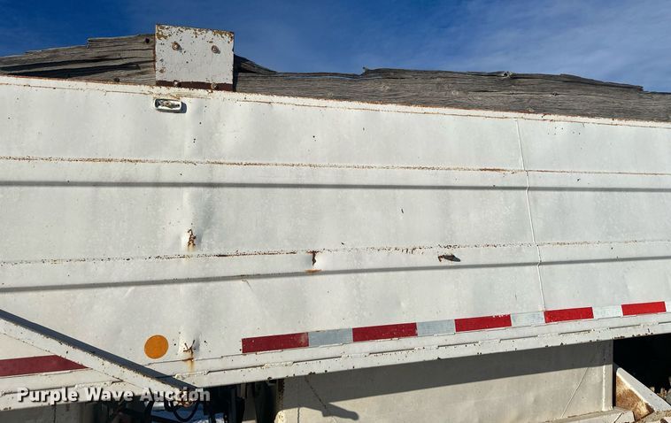 image for item ER5115 1971 Cook Bros bottom dump trailer