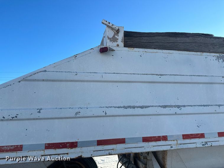 image for item ER5115 1971 Cook Bros bottom dump trailer