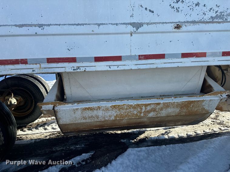 image for item ER5115 1971 Cook Bros bottom dump trailer