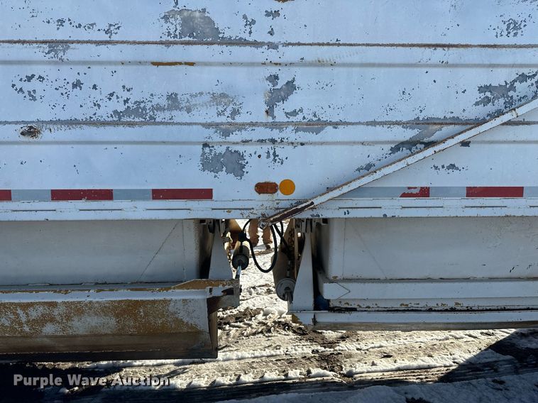 image for item ER5115 1971 Cook Bros bottom dump trailer