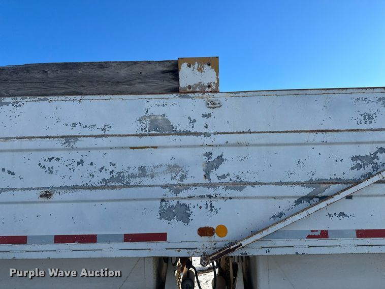 image for item ER5115 1971 Cook Bros bottom dump trailer