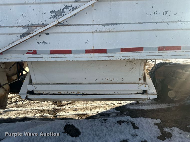 image for item ER5115 1971 Cook Bros bottom dump trailer