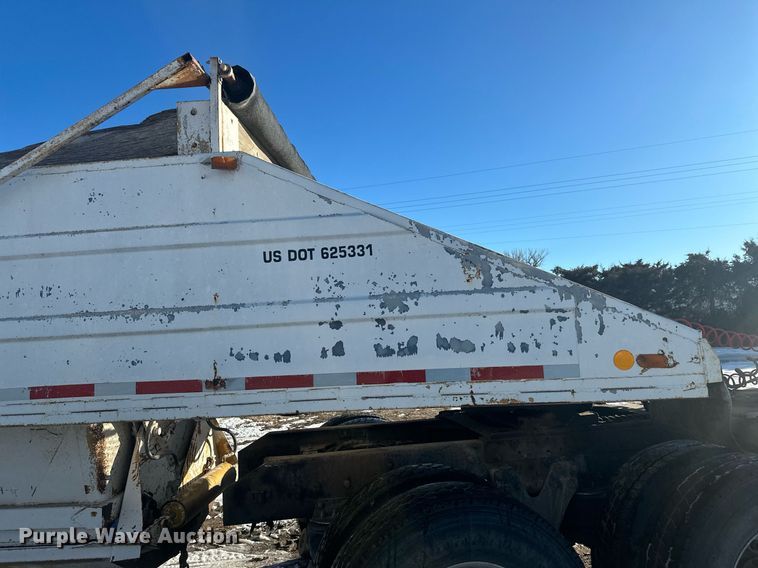 image for item ER5115 1971 Cook Bros bottom dump trailer