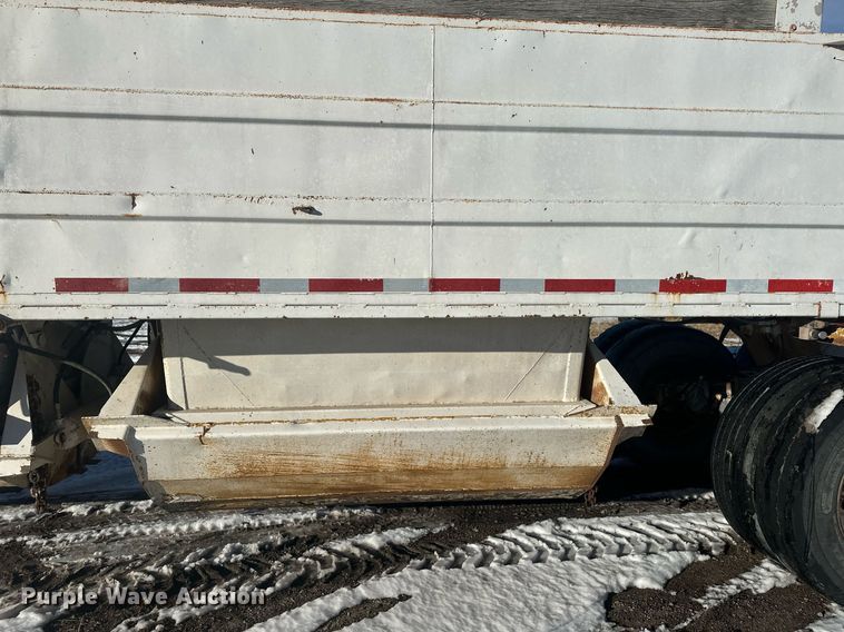 image for item ER5115 1971 Cook Bros bottom dump trailer