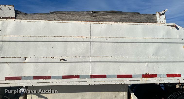 image for item ER5115 1971 Cook Bros bottom dump trailer