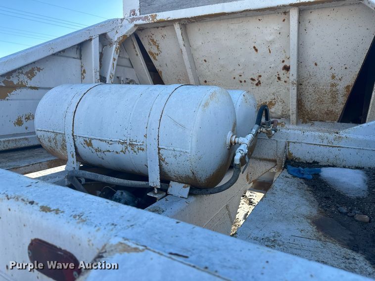 image for item ER5115 1971 Cook Bros bottom dump trailer