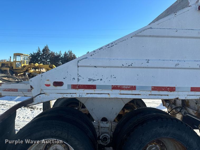 image for item ER5115 1971 Cook Bros bottom dump trailer