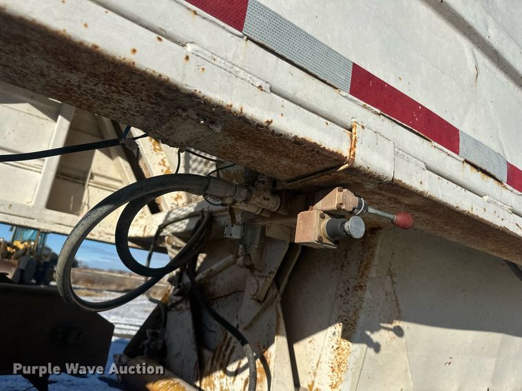 image for item ER5115 1971 Cook Bros bottom dump trailer