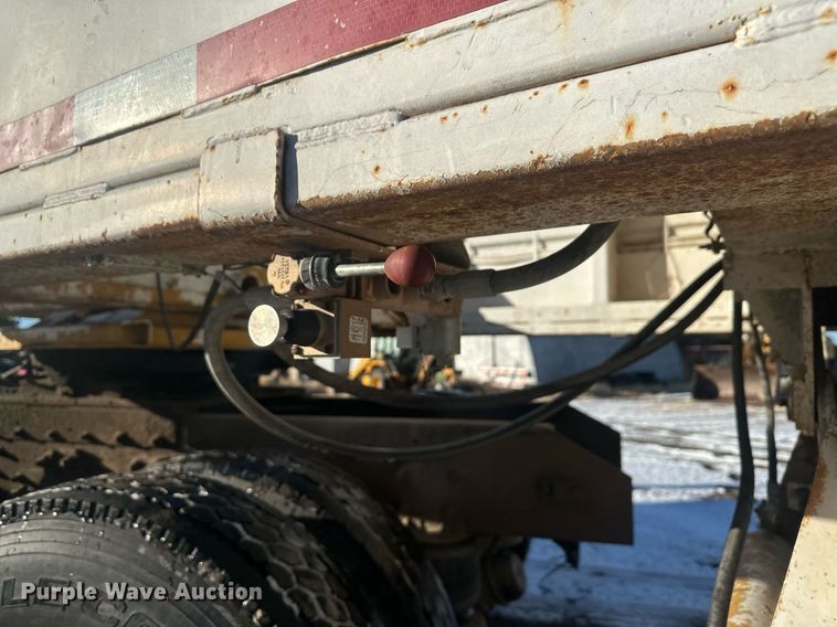 image for item ER5115 1971 Cook Bros bottom dump trailer