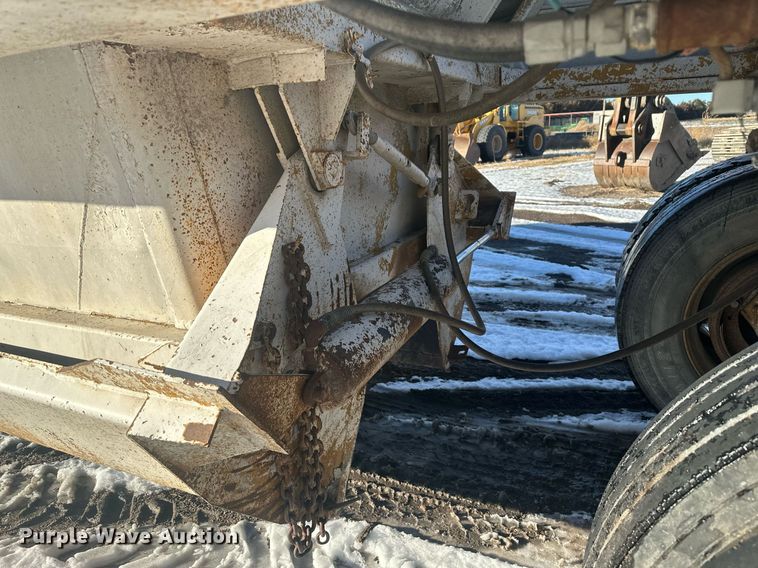 image for item ER5115 1971 Cook Bros bottom dump trailer