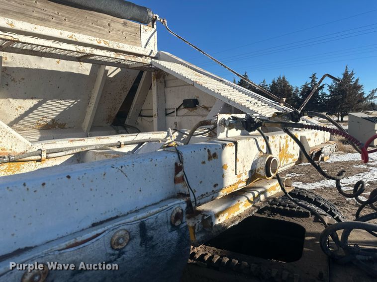 image for item ER5115 1971 Cook Bros bottom dump trailer