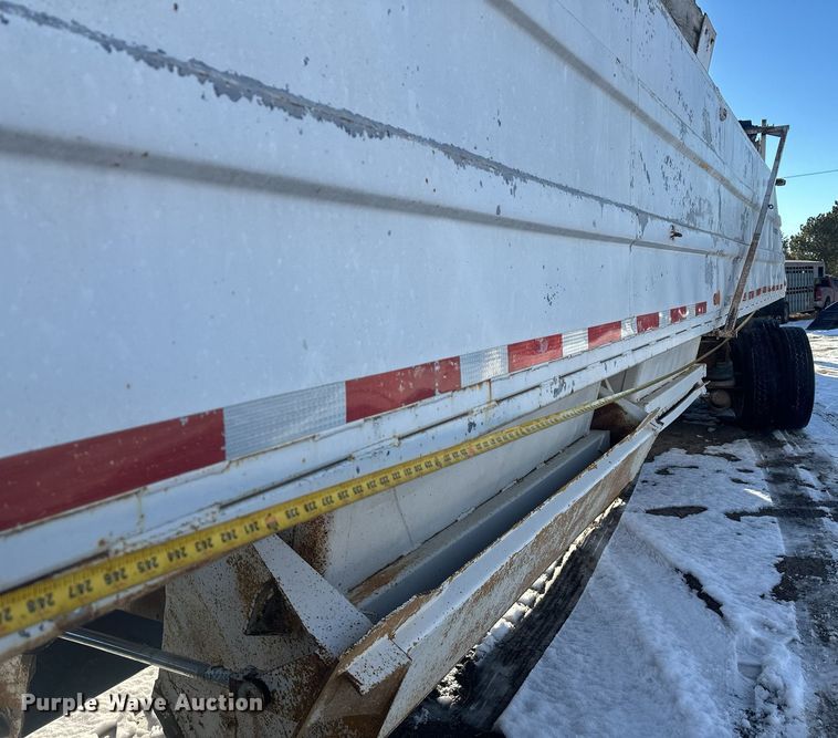 image for item ER5115 1971 Cook Bros bottom dump trailer