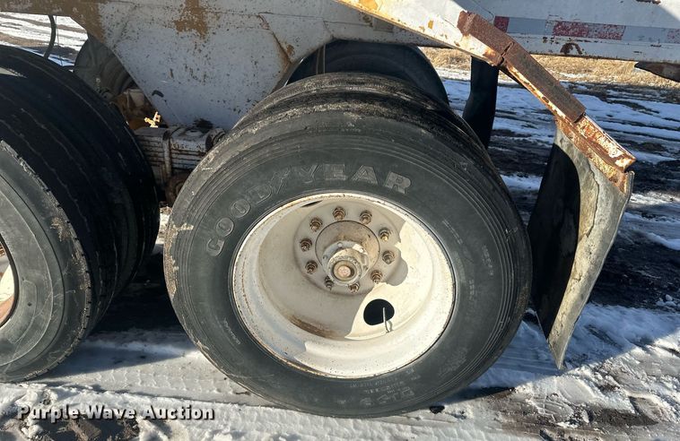 image for item ER5115 1971 Cook Bros bottom dump trailer