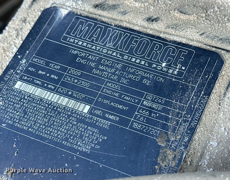 image for item ER8575 2010 International DuraStar 4300 delivery truck