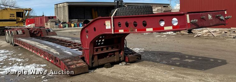 image for item LH9432 1995 Fontaine 503 T1C NGB lowboy equipment trailer