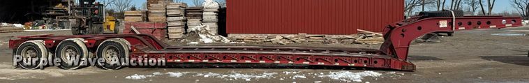 image for item LH9432 1995 Fontaine 503 T1C NGB lowboy equipment trailer