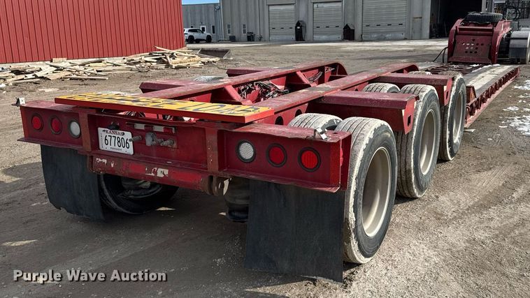 image for item LH9432 1995 Fontaine 503 T1C NGB lowboy equipment trailer