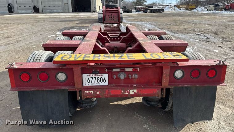 image for item LH9432 1995 Fontaine 503 T1C NGB lowboy equipment trailer