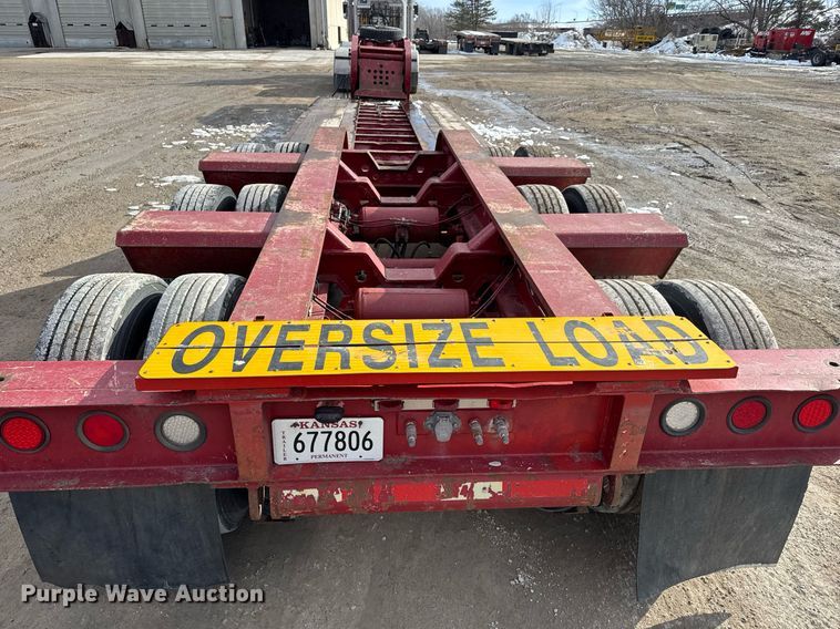 image for item LH9432 1995 Fontaine 503 T1C NGB lowboy equipment trailer