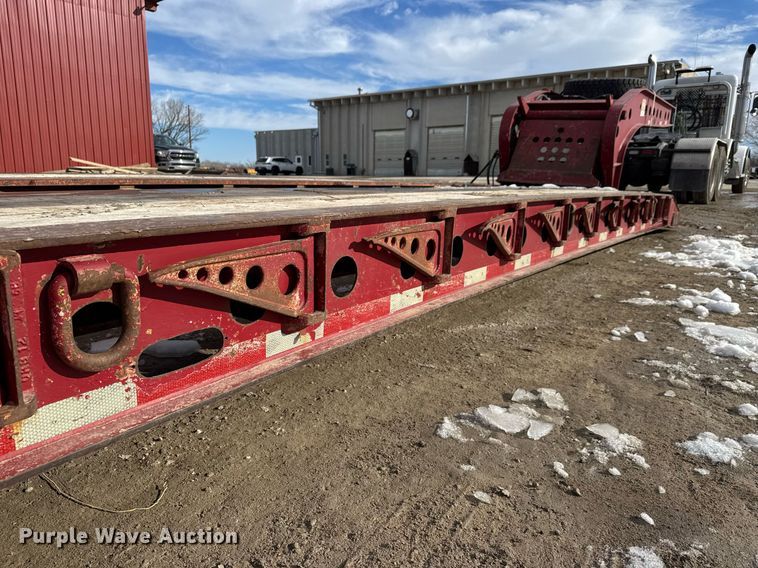 image for item LH9432 1995 Fontaine 503 T1C NGB lowboy equipment trailer