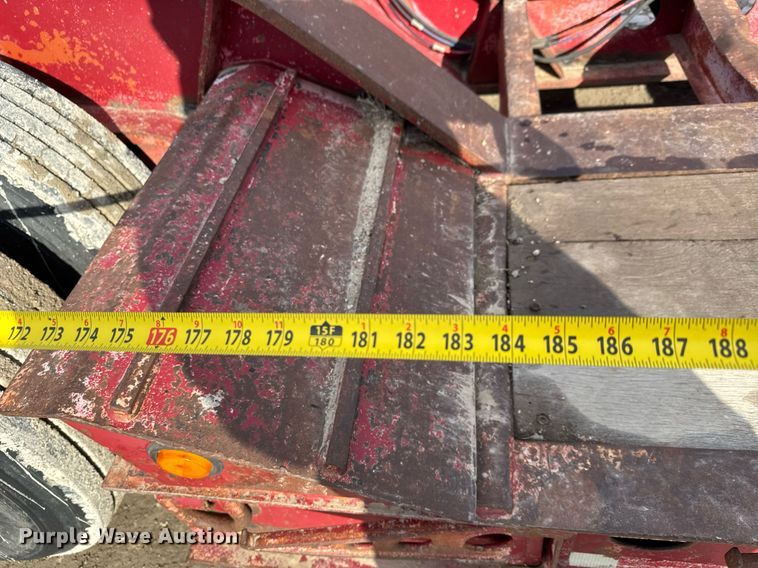 image for item LH9432 1995 Fontaine 503 T1C NGB lowboy equipment trailer