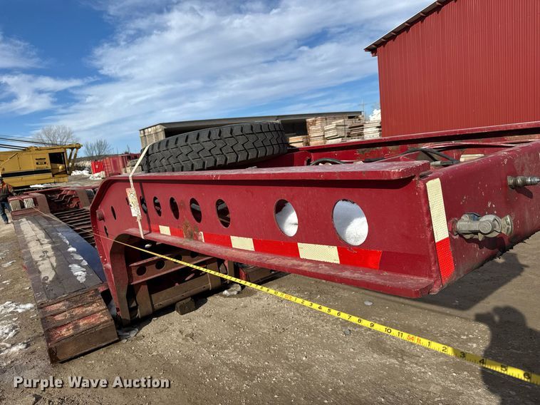 image for item LH9432 1995 Fontaine 503 T1C NGB lowboy equipment trailer