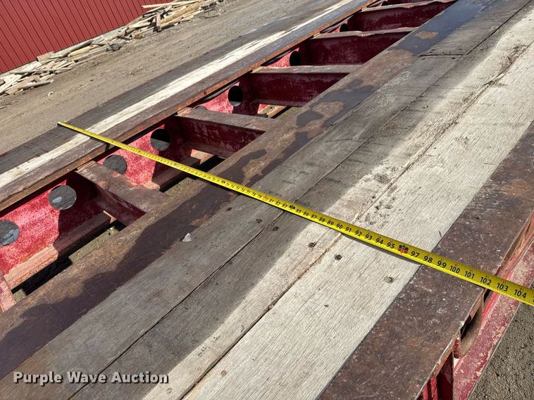 image for item LH9432 1995 Fontaine 503 T1C NGB lowboy equipment trailer