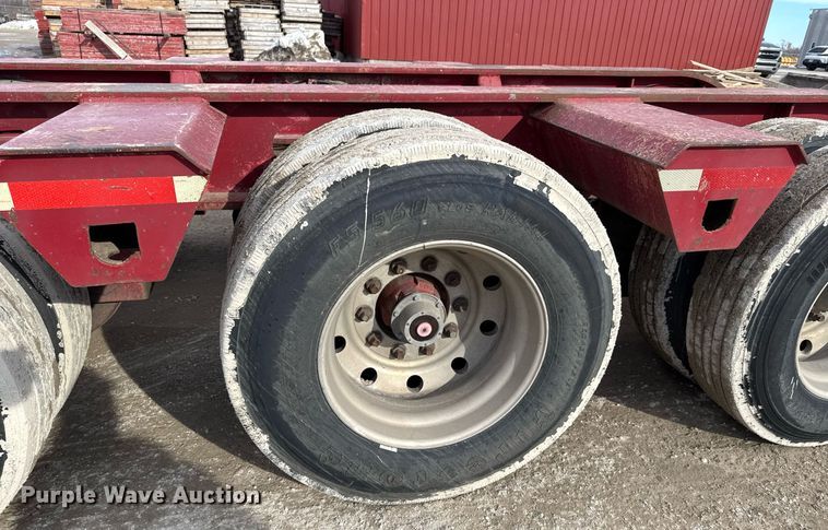 image for item LH9432 1995 Fontaine 503 T1C NGB lowboy equipment trailer