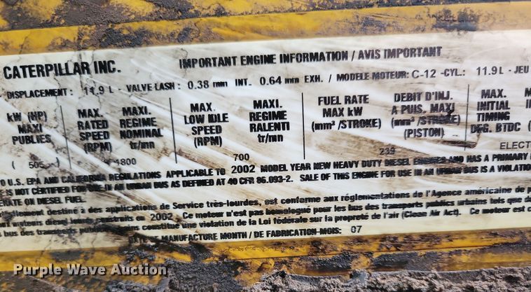 image for item NB9761 2003 Kenworth T800 box truck