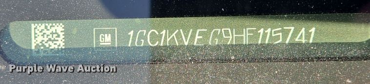 image for item DJ0850 2017 Chevrolet Silverado 2500HD Crew Cab pickup truck