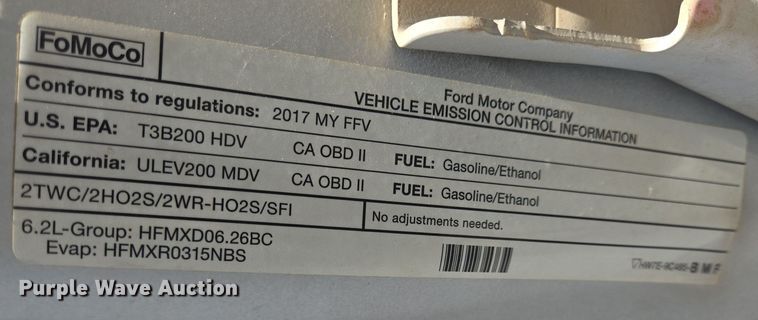 image for item DJ0851 2017 Ford F250 Super Duty XL Crew Cab pickup truck