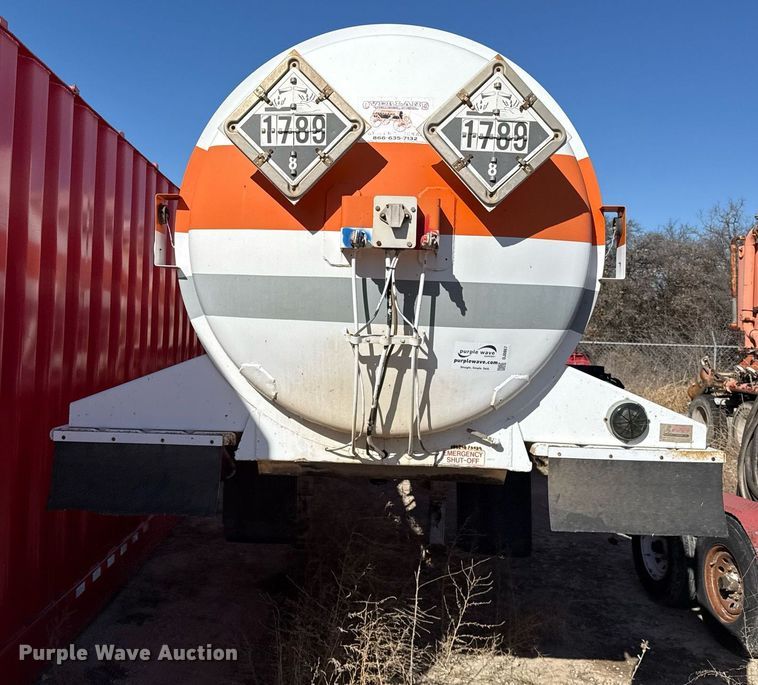 image for item DJ0867 2012 Overland acid tank trailer