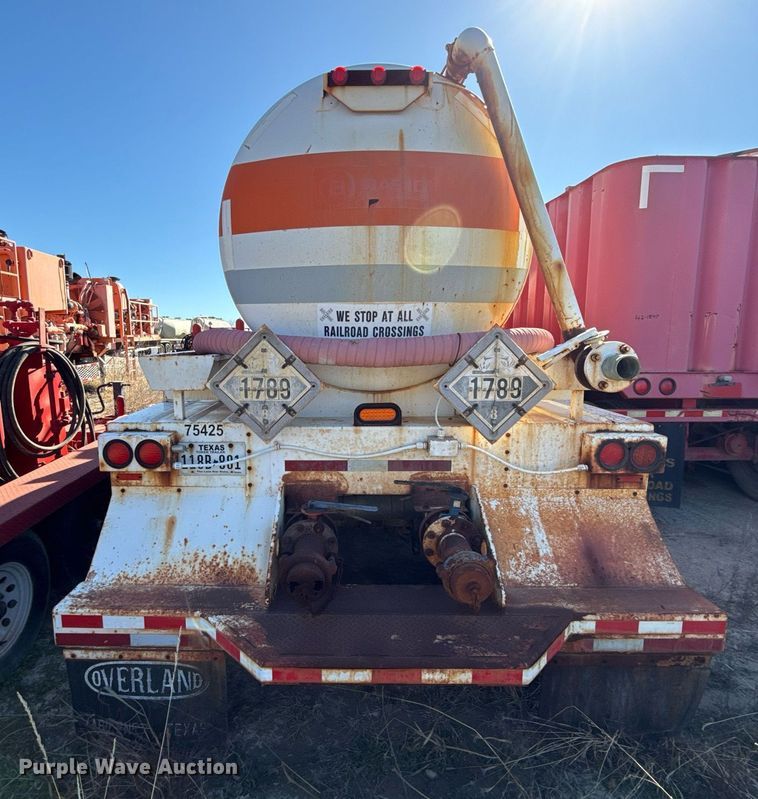image for item DJ0867 2012 Overland acid tank trailer