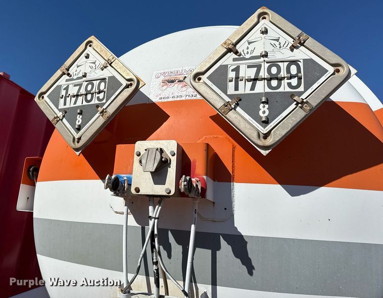 image for item DJ0867 2012 Overland acid tank trailer