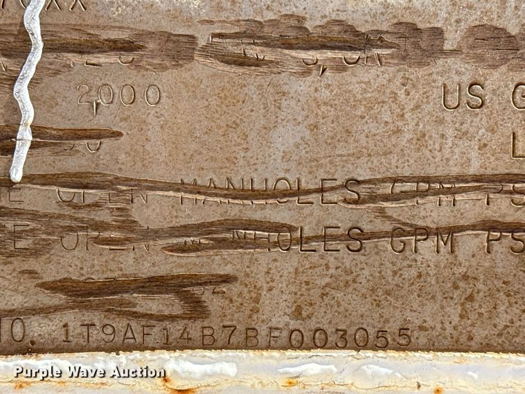 image for item DJ0868 1981 Trailex acid tank trailer