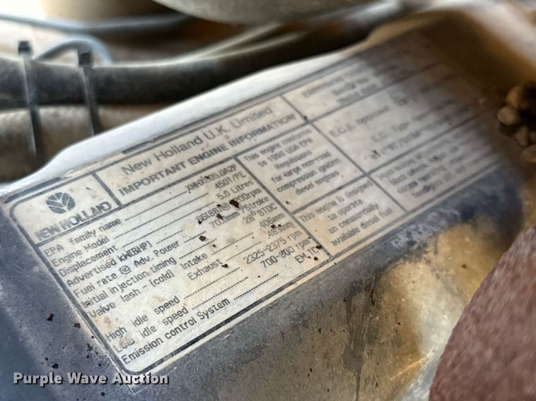 image for item DJ0872 1999 New Holland 575E backhoe