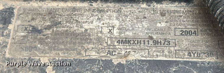 image for item DJ0891 2005 Mack CXN613 semi truck