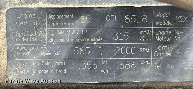 image for item DJ0902 2005 Mack CL733 kill truck