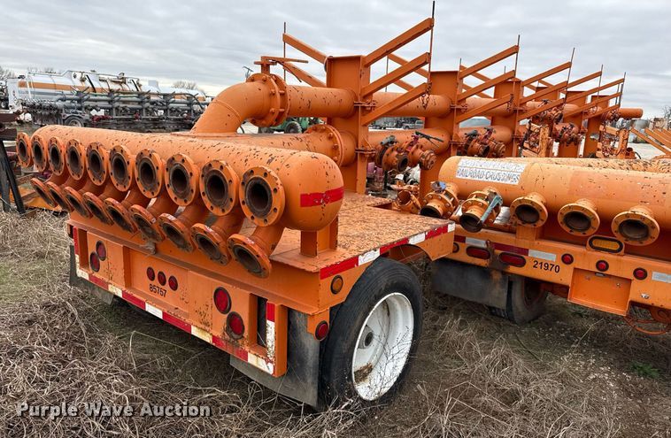 image for item DJ0906 2014 Fortune Homes Corp MTA-42S-12P-3L-001 frac manifold trailer