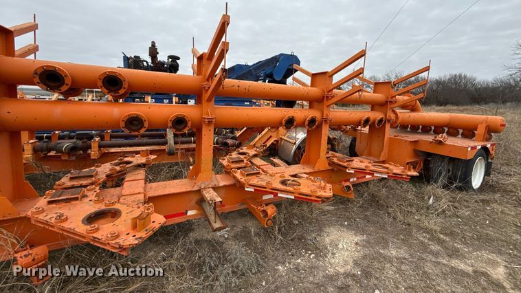 image for item DJ0906 2014 Fortune Homes Corp MTA-42S-12P-3L-001 frac manifold trailer