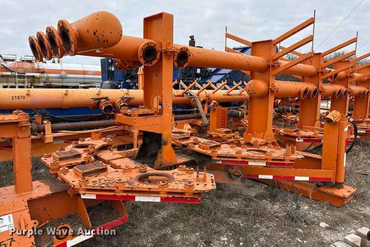 image for item DJ0906 2014 Fortune Homes Corp MTA-42S-12P-3L-001 frac manifold trailer