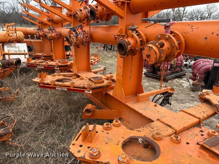 image for item DJ0906 2014 Fortune Homes Corp MTA-42S-12P-3L-001 frac manifold trailer