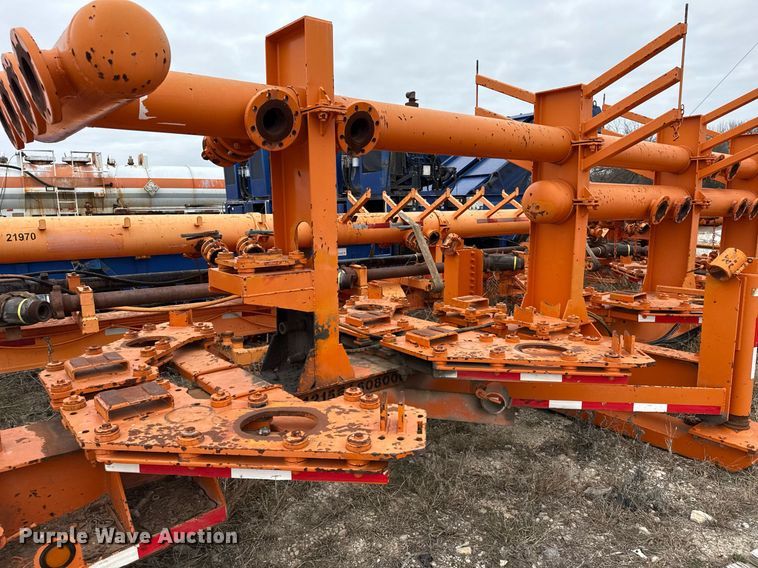 image for item DJ0906 2014 Fortune Homes Corp MTA-42S-12P-3L-001 frac manifold trailer