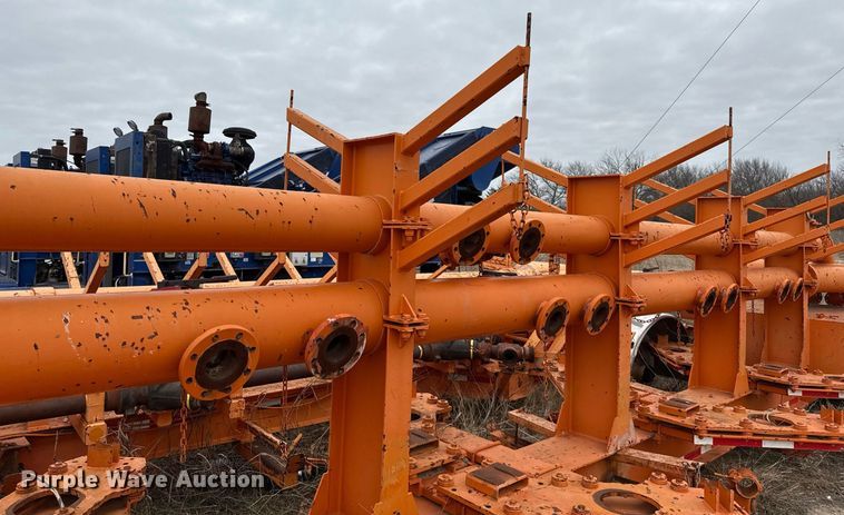 image for item DJ0906 2014 Fortune Homes Corp MTA-42S-12P-3L-001 frac manifold trailer